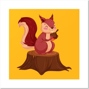 Squirrel Posters and Art